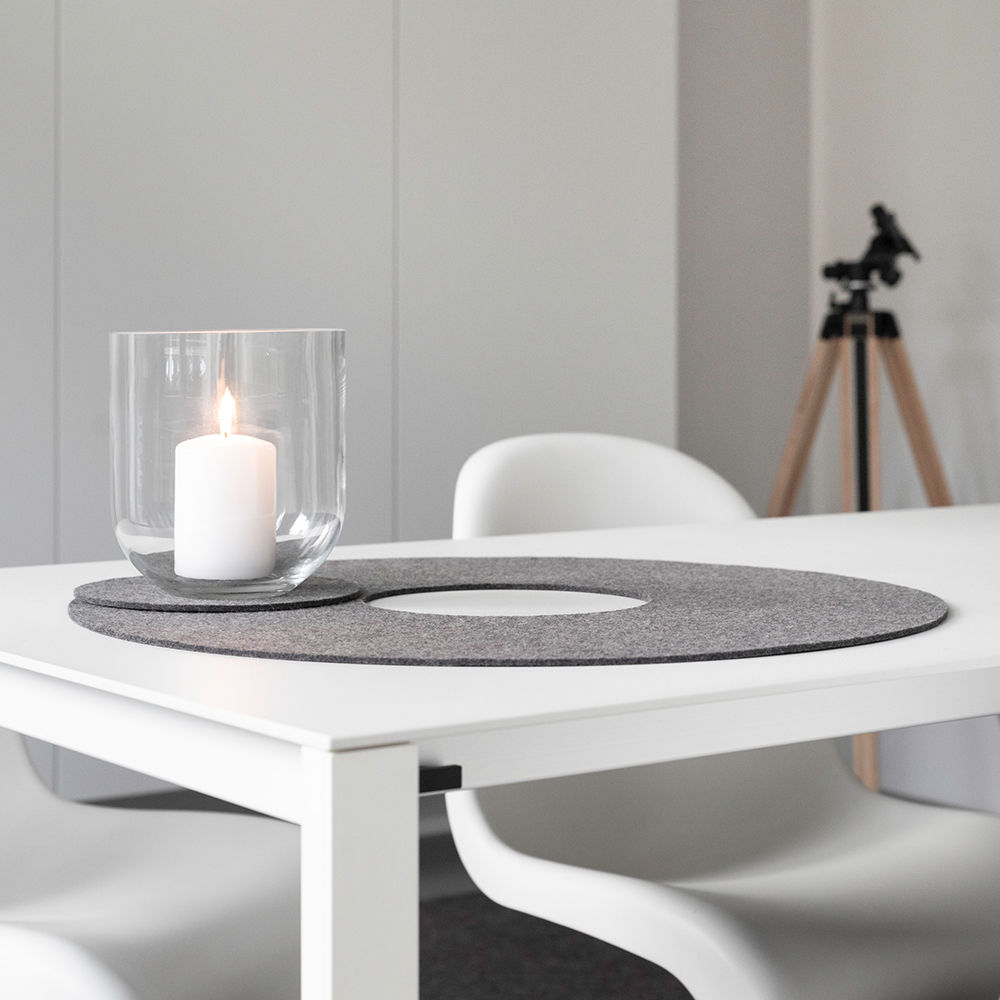 Filzring (60 cm) - Untersetzer aus Filz für den Tisch