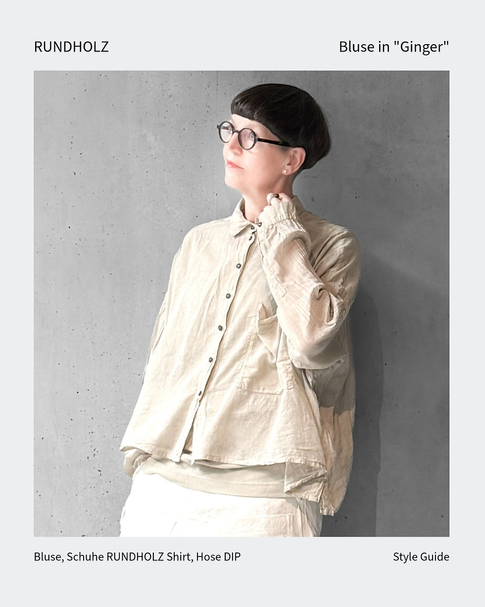 Miniaturbild: Bluse im Tunikastil in "Ginger Cloud" von RUNDHOLZ