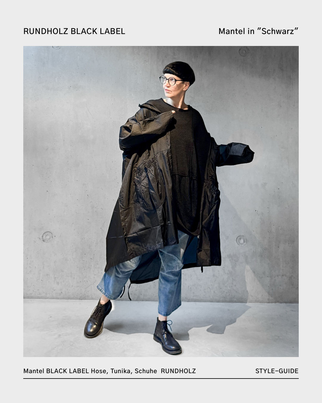 Leichter Mantel (Ballonseide) von RUNDHOLZ BLACK LABEL