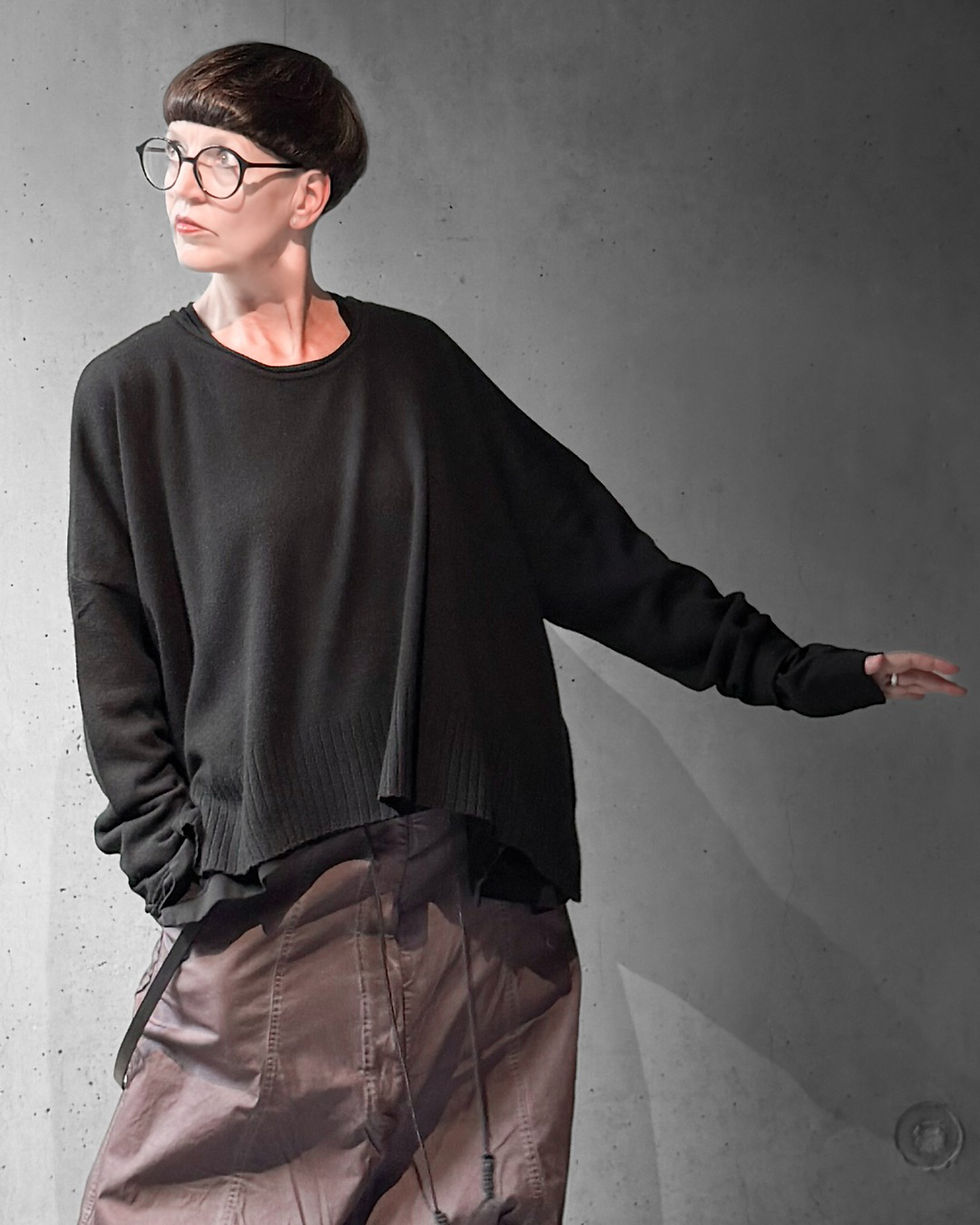 Miniaturbild: RUNDHOLZ BLACK LABEL - Pullover in „Schwarz“