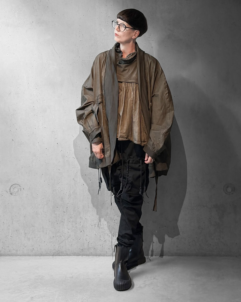 Miniaturbild: Tunika aus French-Terry in "Dark-Dakar-Cloud" von RUNDHOLZ DIP