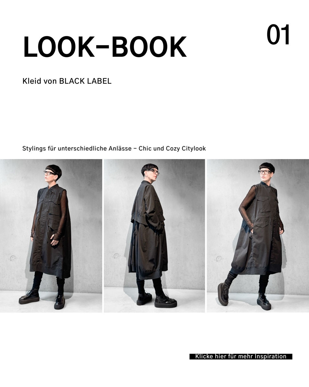 Ein Kleid von RUNDHOLZ BLACK LABEL - zwei Looks - chic und cozy