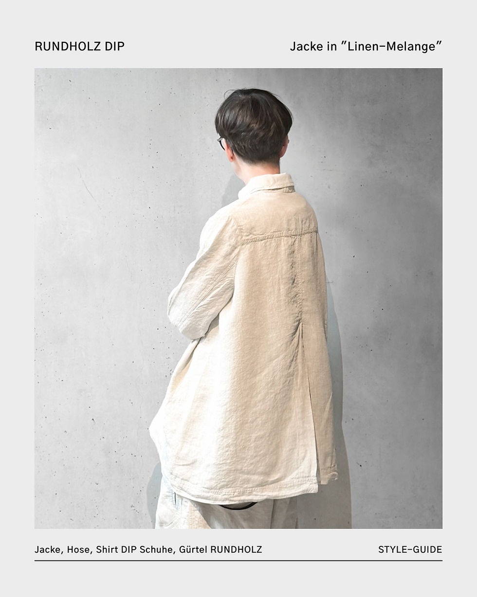 Miniaturbild: Jacke in „Linen-Melange“ von RUNDHOLZ DIP