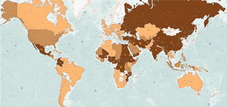 Genocide Watch Ten Stages of Genocide World Map
