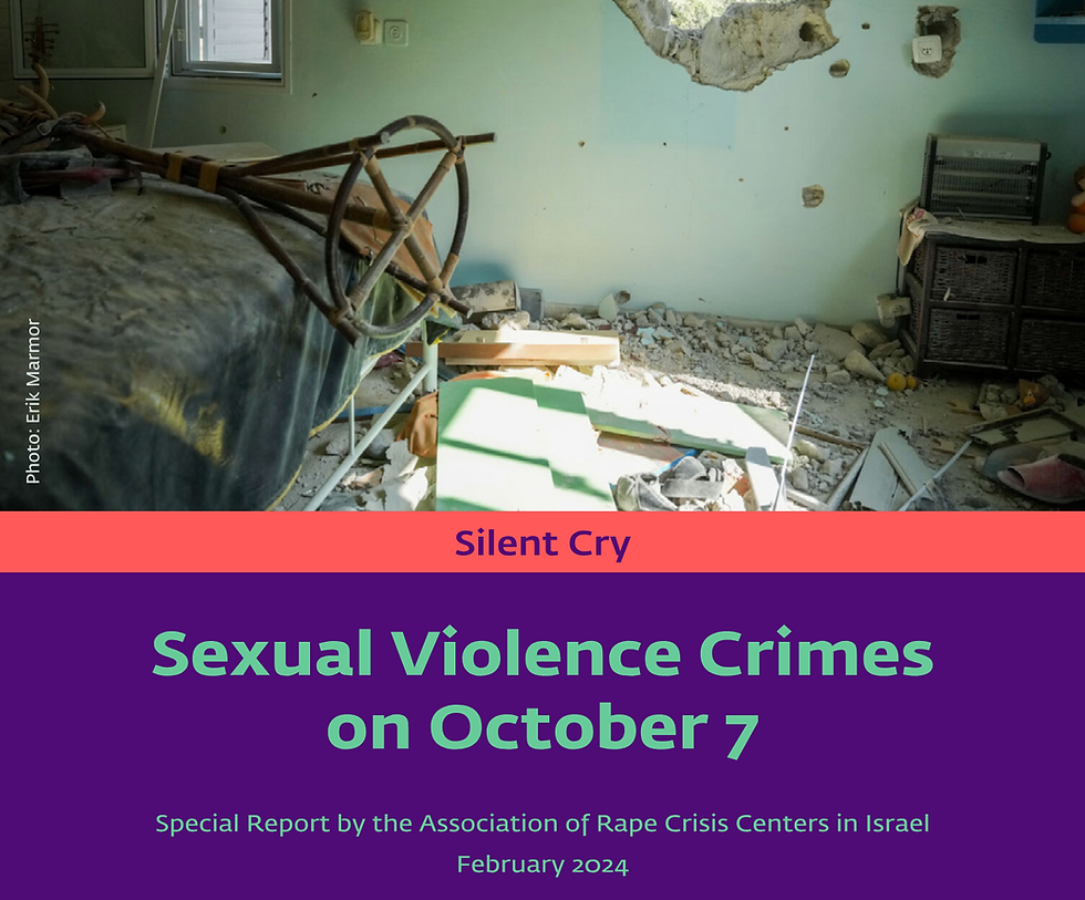 Two Reports on Hamas Sexual Violence October 7, 2023 