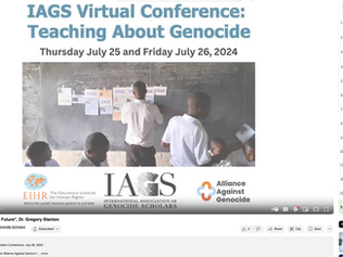 IAGS/EIHR/AAG Conference: Teaching About Genocide
