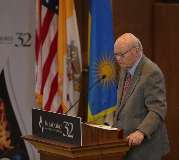 Dr. Stanton at Kwibuka 32 on 1994 Genocide against Tutsi