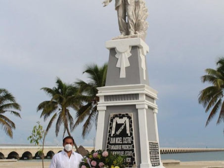 Julián Zacarías Curi conmemora el 217 aniversario del natalicio de Juan Miguel Castro Martin