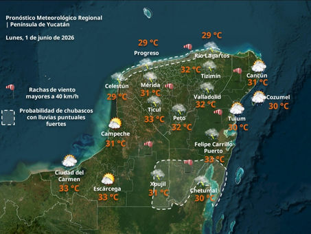 ¡MÁS TORMENTAS PARA YUCATÁN!