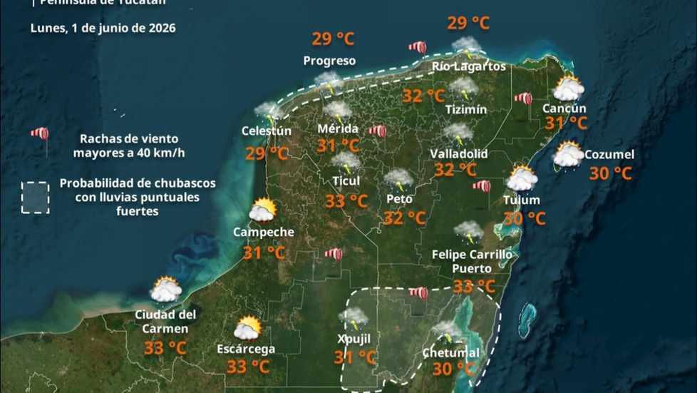 ¡MÁS TORMENTAS PARA YUCATÁN!