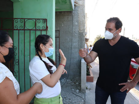Julián Zacarías Curi refrenda compromiso con vecinos de la colonia Francisco I. Madero
