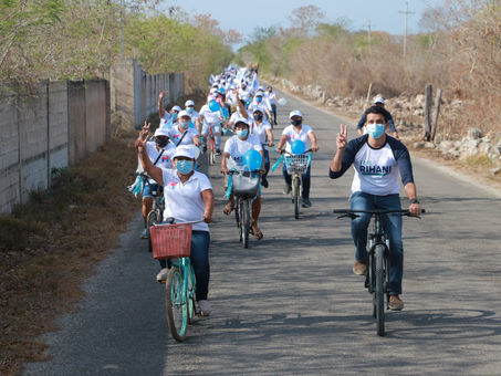 Erik Rihani se pone a pedalear en Mocochá