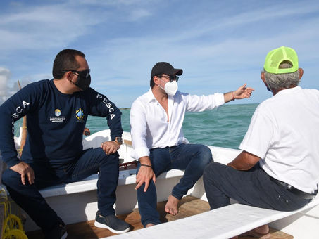 Julián Zacarías reafirma su compromiso con en el sector pesquero