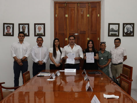 AYUNTAMIENTO DE PROGRESO Y EL IIPEDEY LLEVAN A CABO UNA FIRMA DE COLABORACIÓN