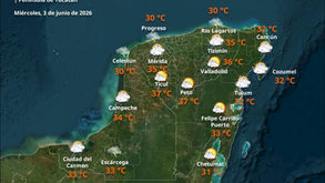 SEGUIRÁN LLUVIAS EN YUCATÁN
