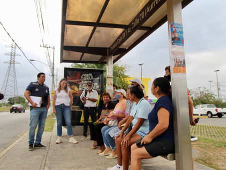CECILIA PATRÓN SE COMPROMETE A GESTIONAR MEJORAS EN TRANPORTE DE CIUDAD CAUCEL