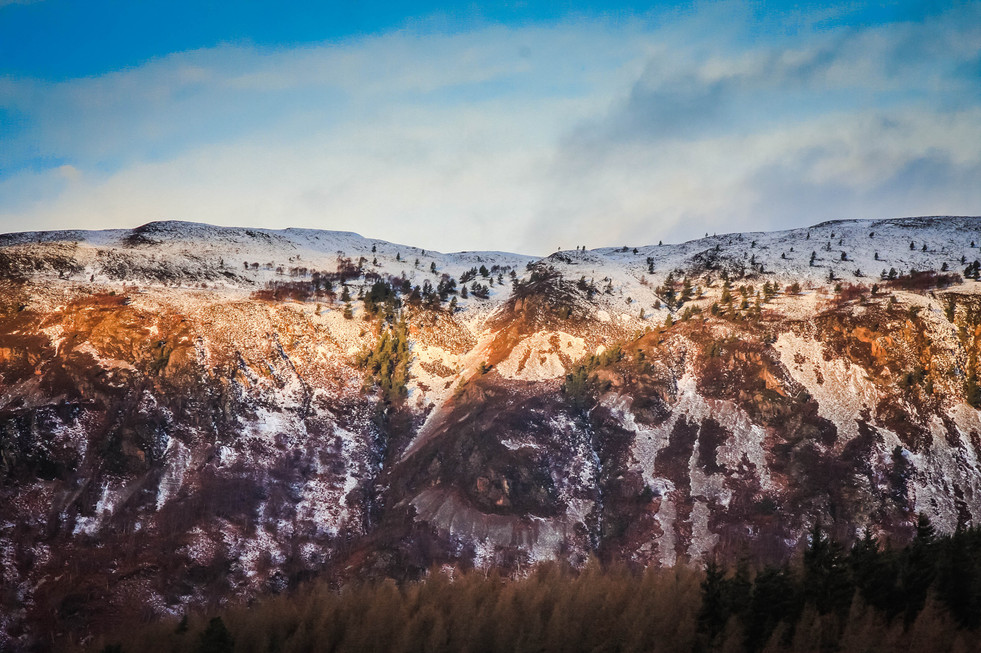 Mountains around the loch
