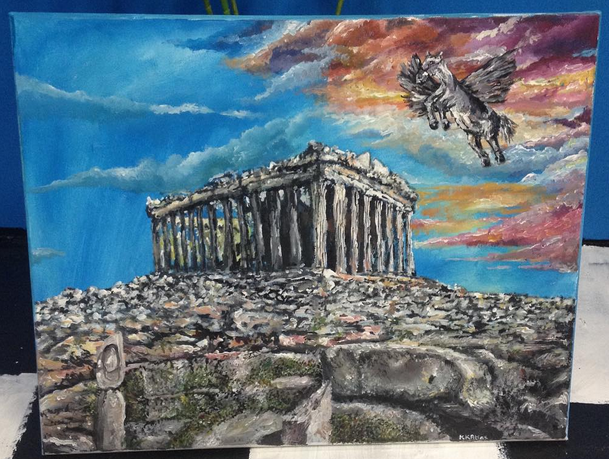 Parthenon and Pegasus