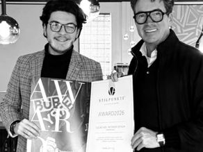 STILPUNKTE AWARD 2026 - überreicht durch Christian Löwendorf.