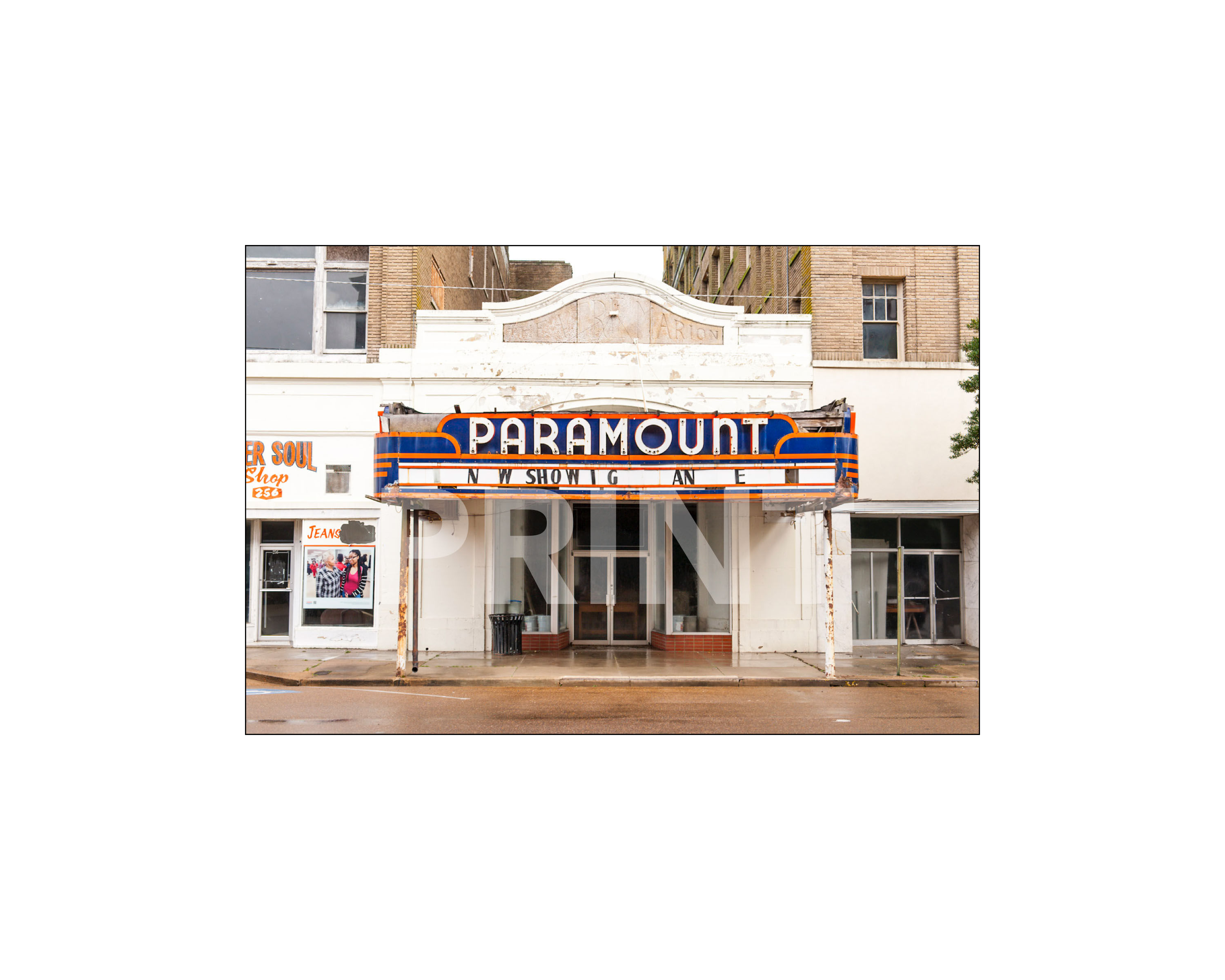 "Paramount Theatre" Clarksdale, Mississippi