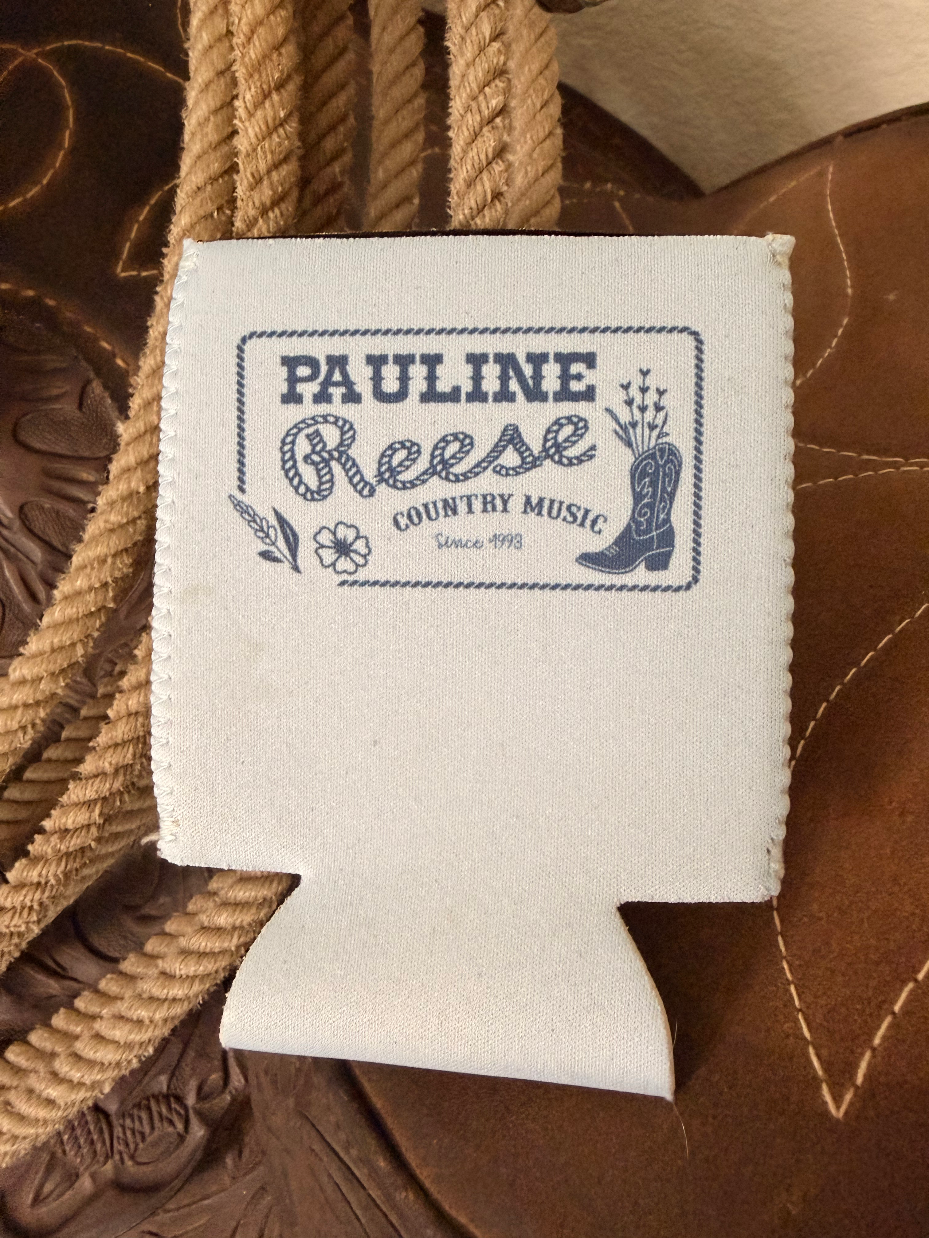 Blue Country Music Koozie