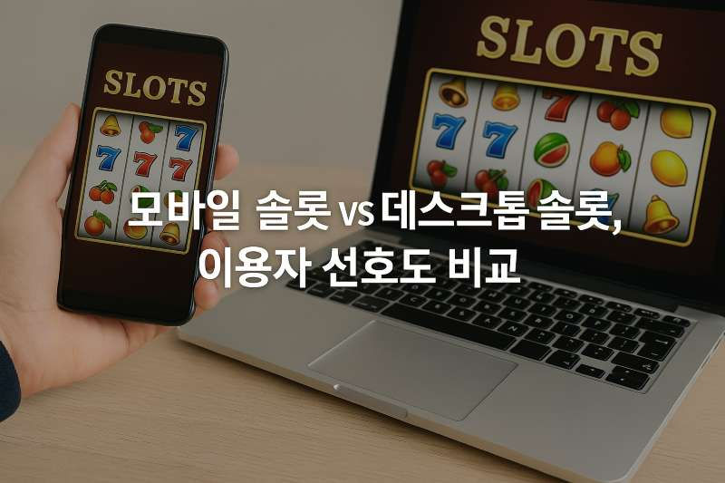 모바일 슬롯 vs 데스크톱 슬롯, 이용자 선호도 비교