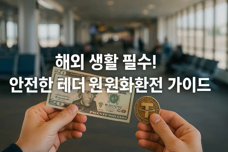 해외 생활 필수! 안전한 테더 원화환전 가이드