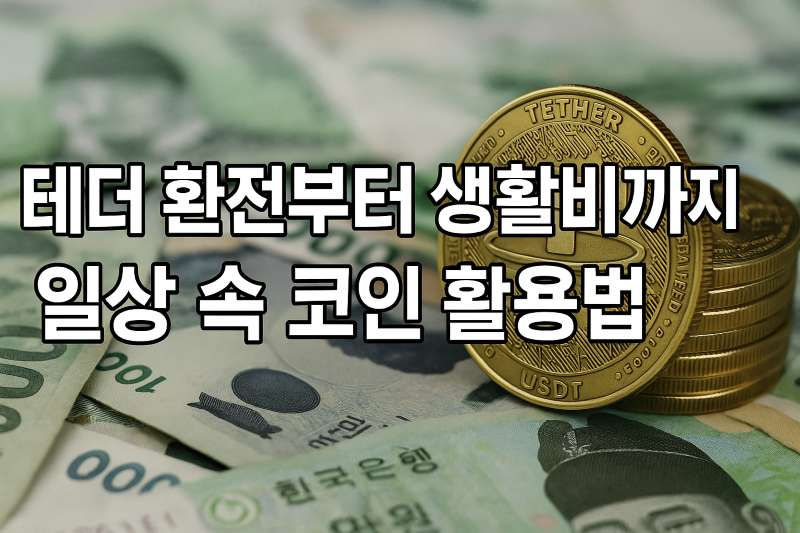 테더 환전부터 생활비까지! 일상 속 코인 활용법 