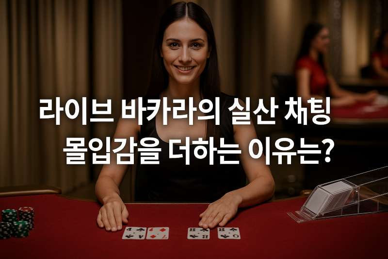 라이브 바카라의 실시간 채팅, 몰입감을 더하는 이유는?