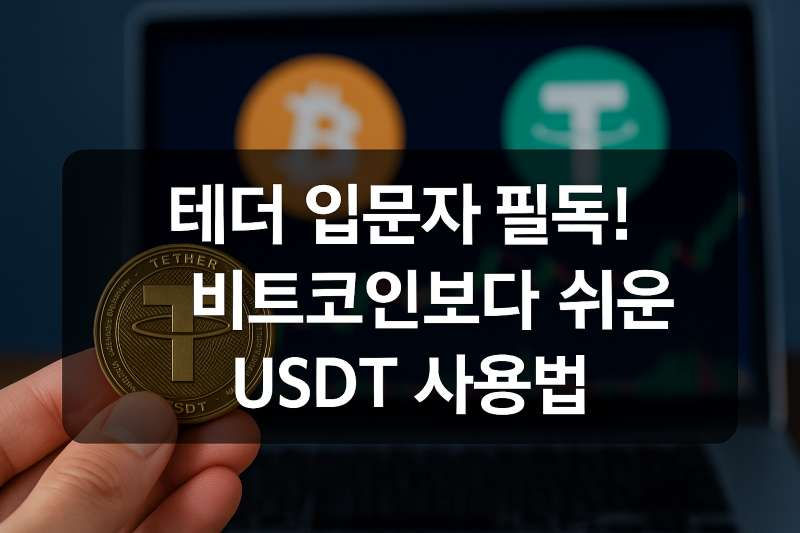 테더 입문자 필독! 비트코인보다 쉬운 USDT 사용법