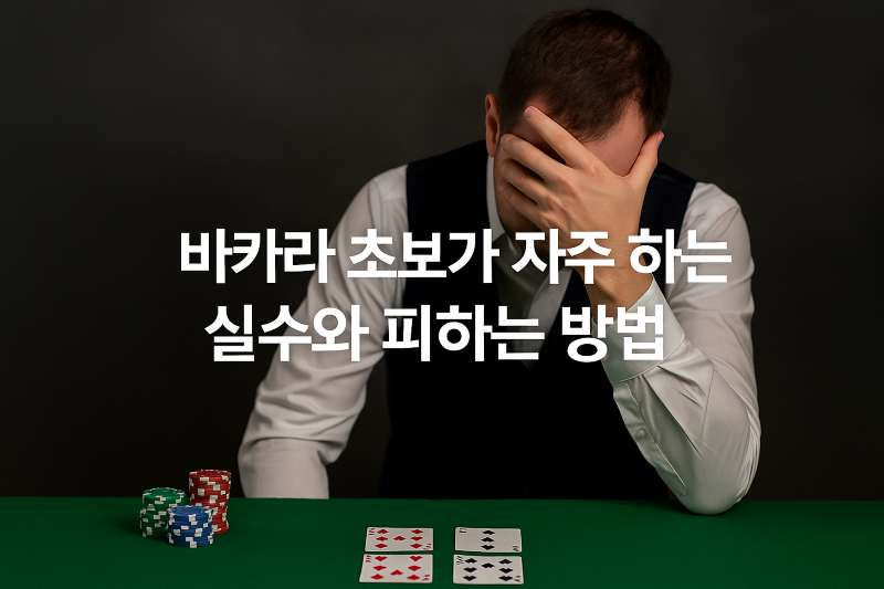 바카라 초보가 자주 하는 실수와 피하는 방법
