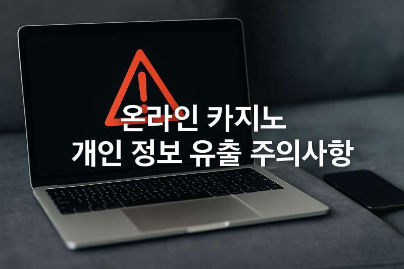 온라인 카지노 개인 정보 유출 주의사항