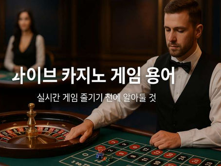 라이브 카지노 게임 용어, 실시간 게임 즐기기 전에 알아둘 것