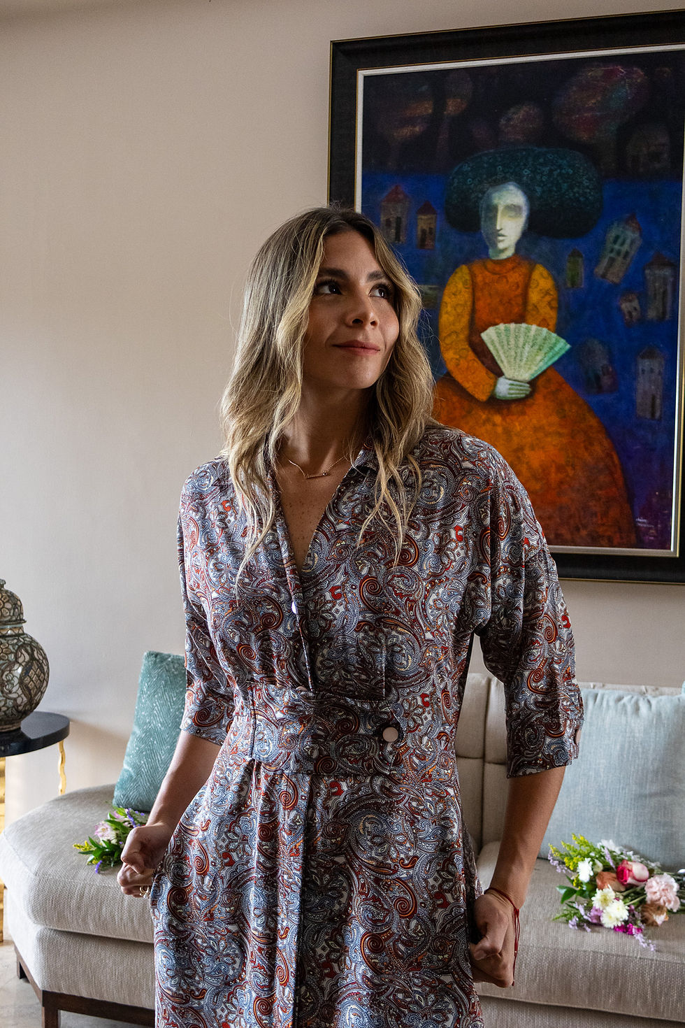 Miniatura: Paisley Muse Dress