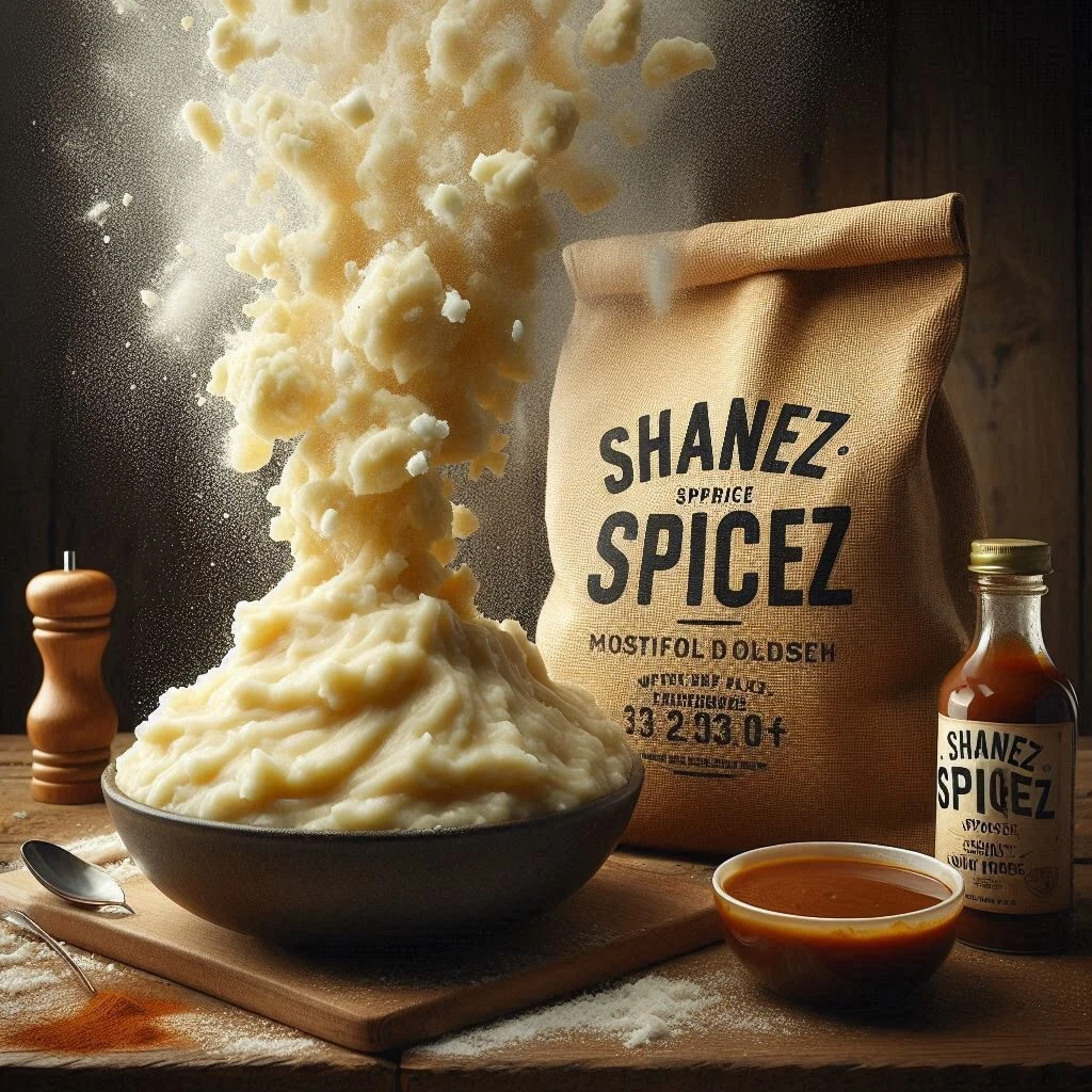 A steaming bowl of creamy mashed potatoes topped with a melting pat of golden butter.