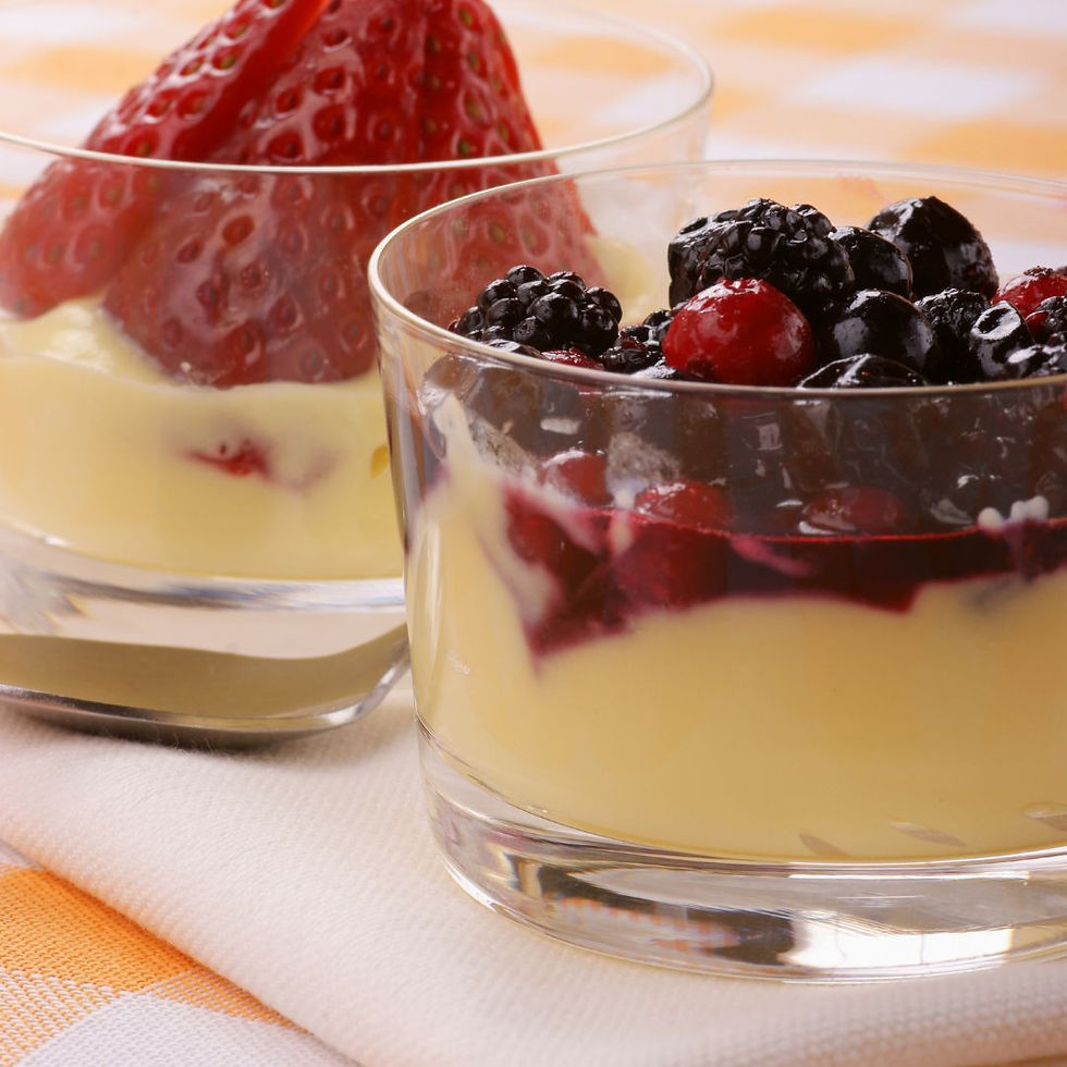 Thumbnail: Vanilla Custard dessert with berries