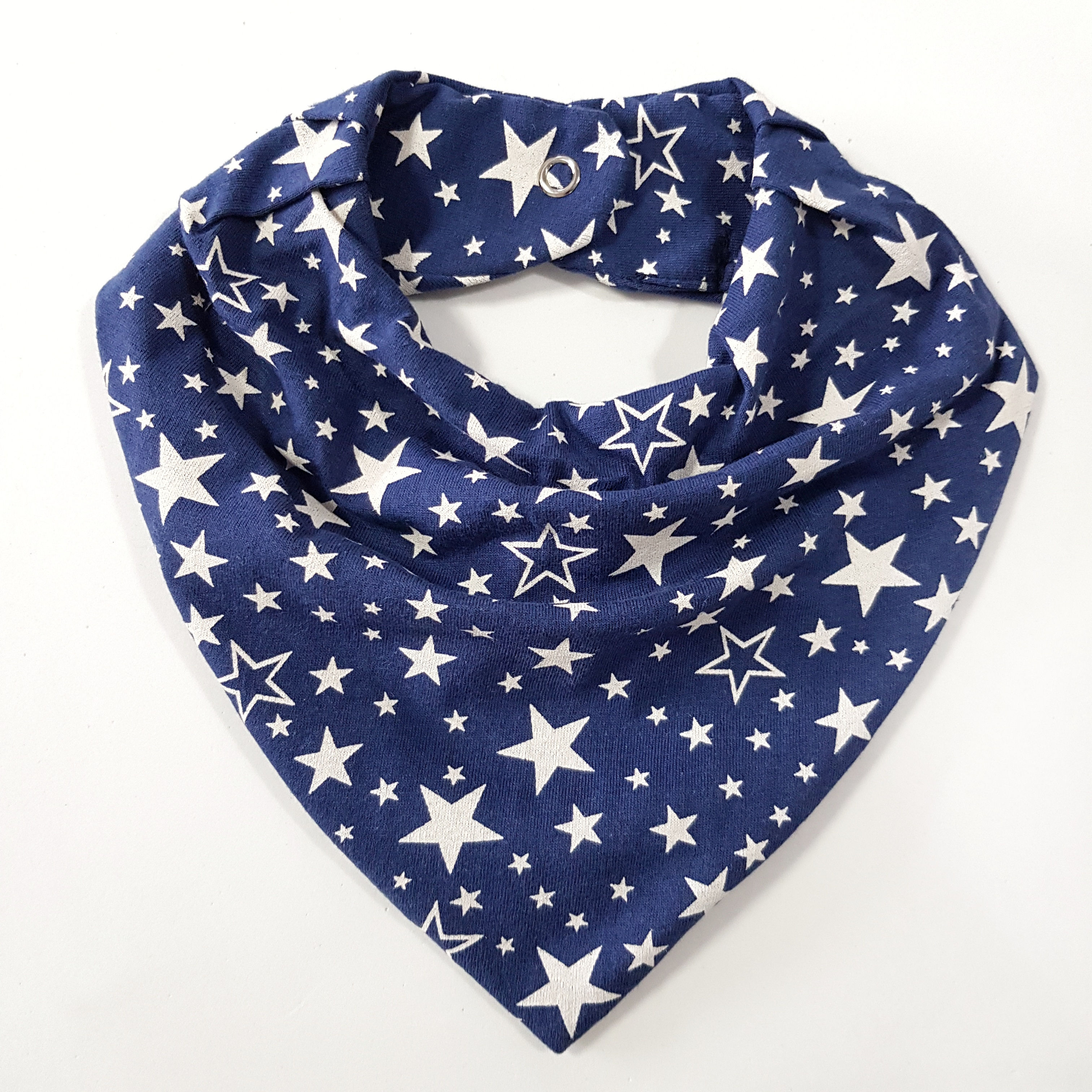 Bandana Estrelas Marinho e Off-White