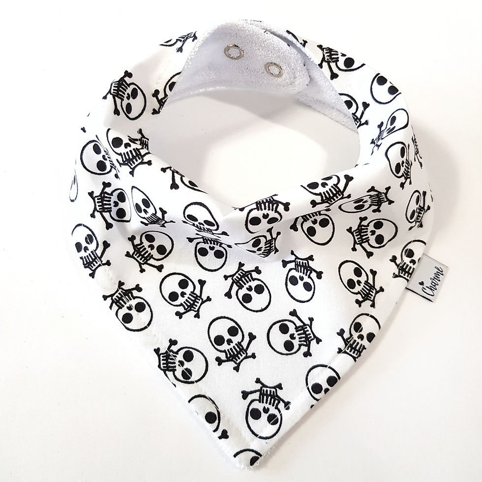 Miniatura: Bandana Caveirinhas P e B