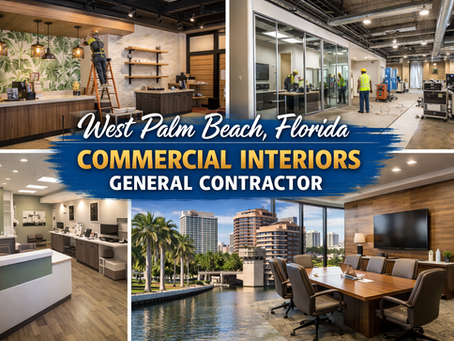 West Palm Beach Fl Commercial Interiors General Contractors