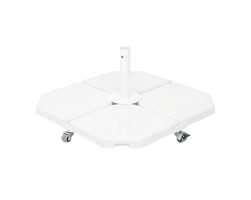 Base Sombrilla Cross + 4 unidades Slab