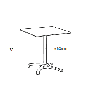 Miniatura: Mesa Kos (abatible)