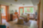 Downstairs lodge living area