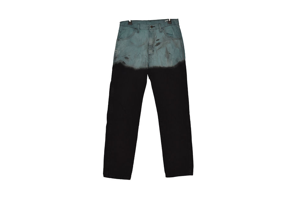Thumbnail: Blue dip dyed denim