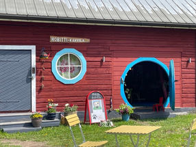 Hobittikahvila ulkoapäin