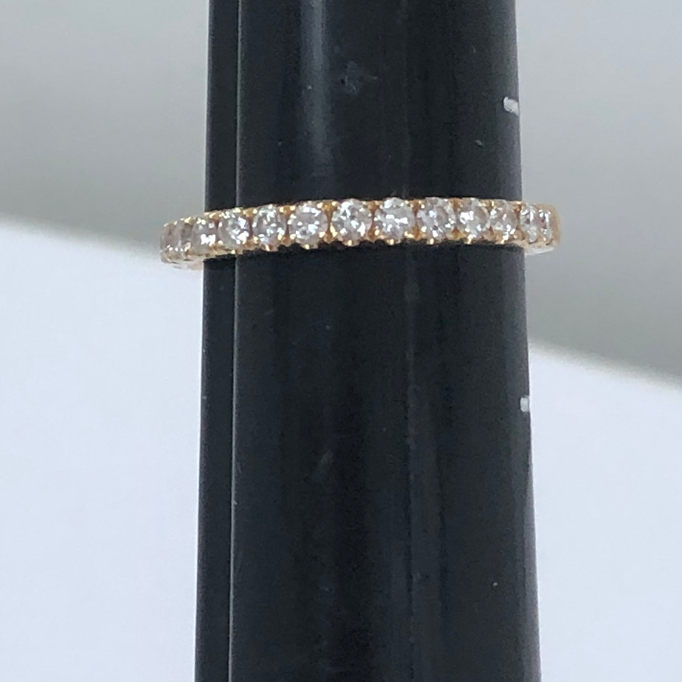 Thumbnail: 18k yellow gold Siam’s wedding band size 6.5
