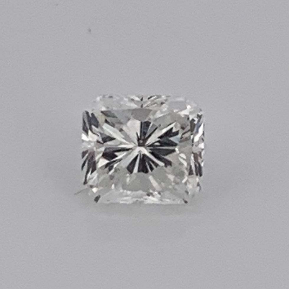 Thumbnail: Gia certified 0.91ct radiant natural diamond h vs1 