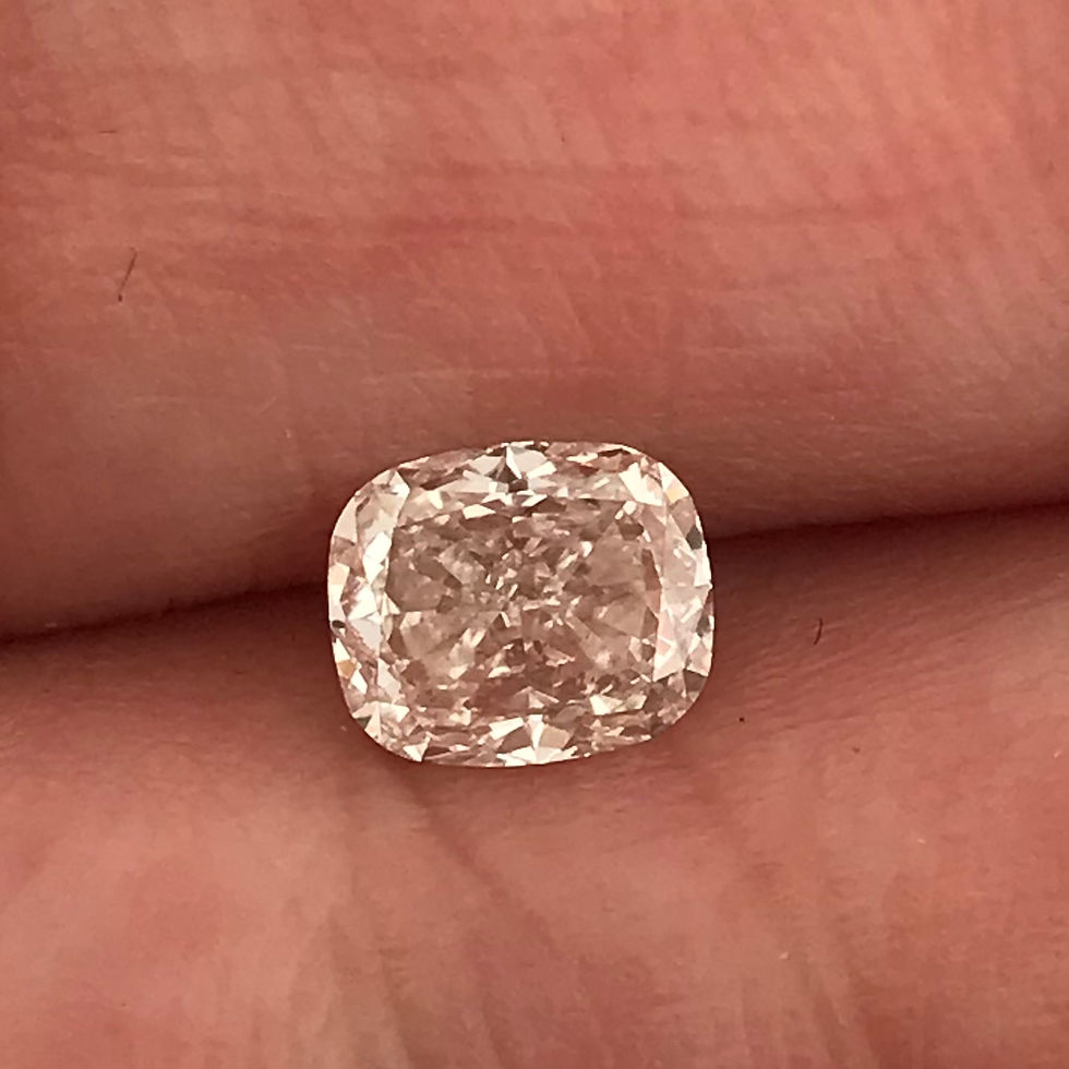 Thumbnail: 1ct Natural diamond cushion cut shape. 