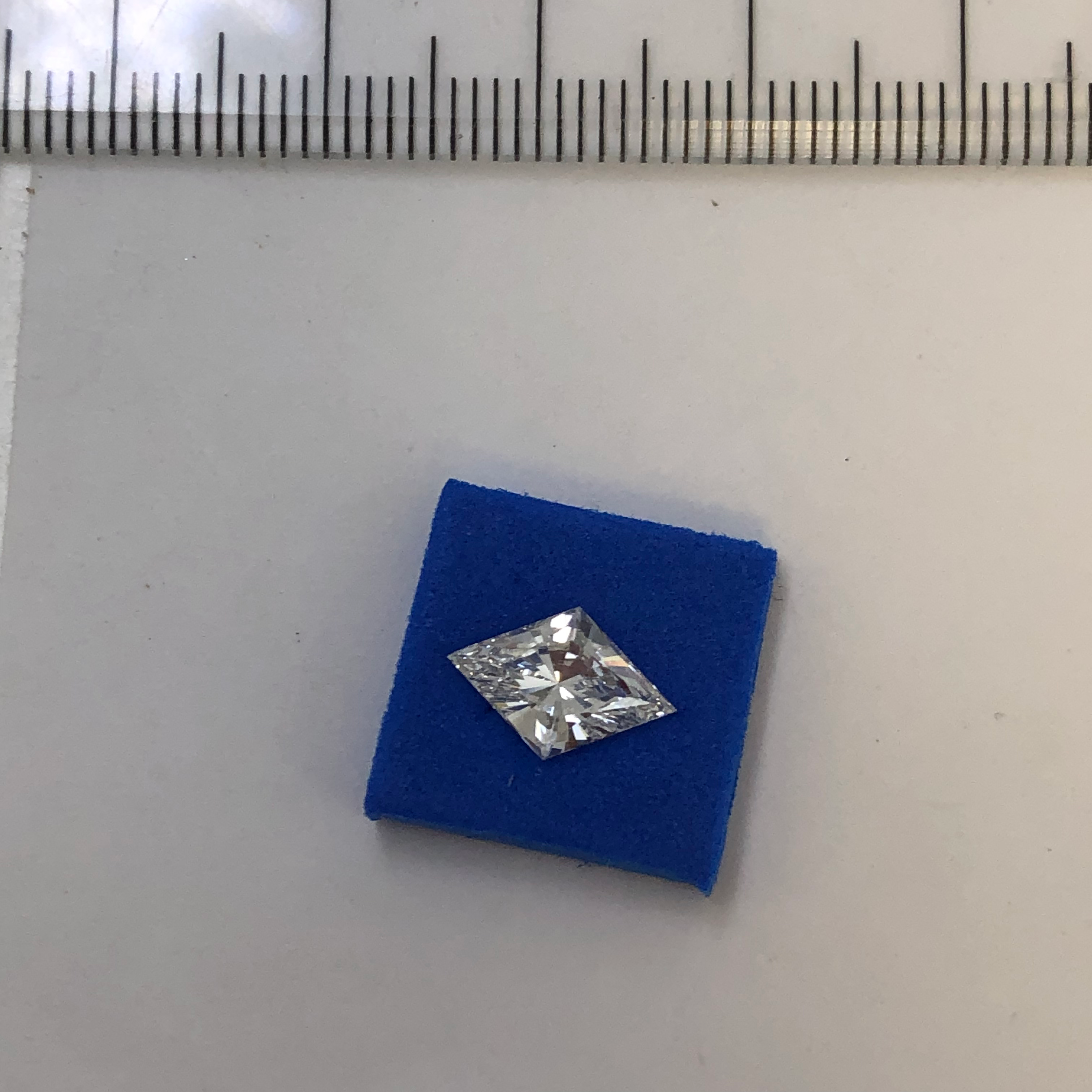 1.14ct Lozenge step cut lab grow diamond