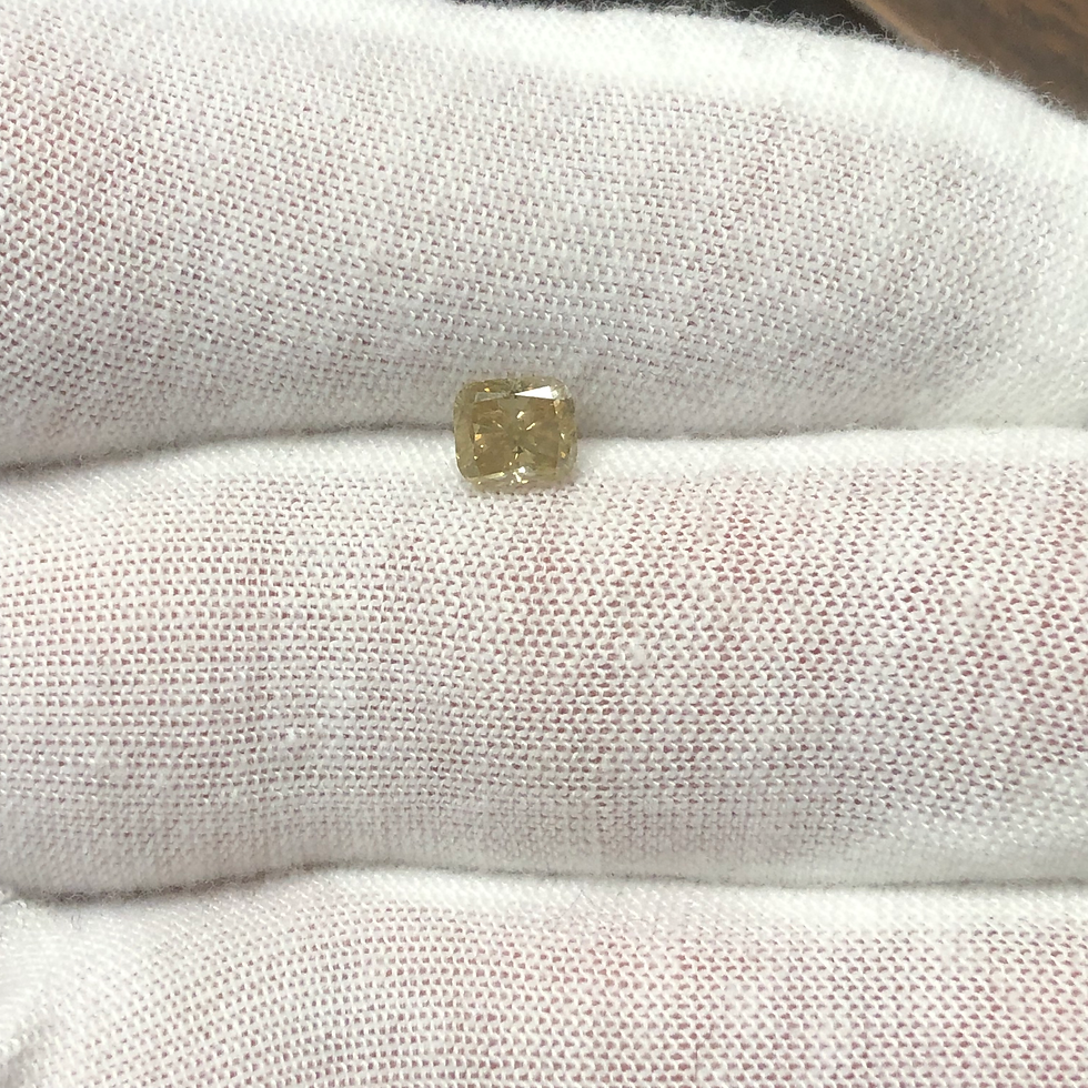 Thumbnail: Gia certified  brownish yellow diamond 