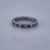 Thumbnail: Platinum diamond & sapphire eternity band size 5.75